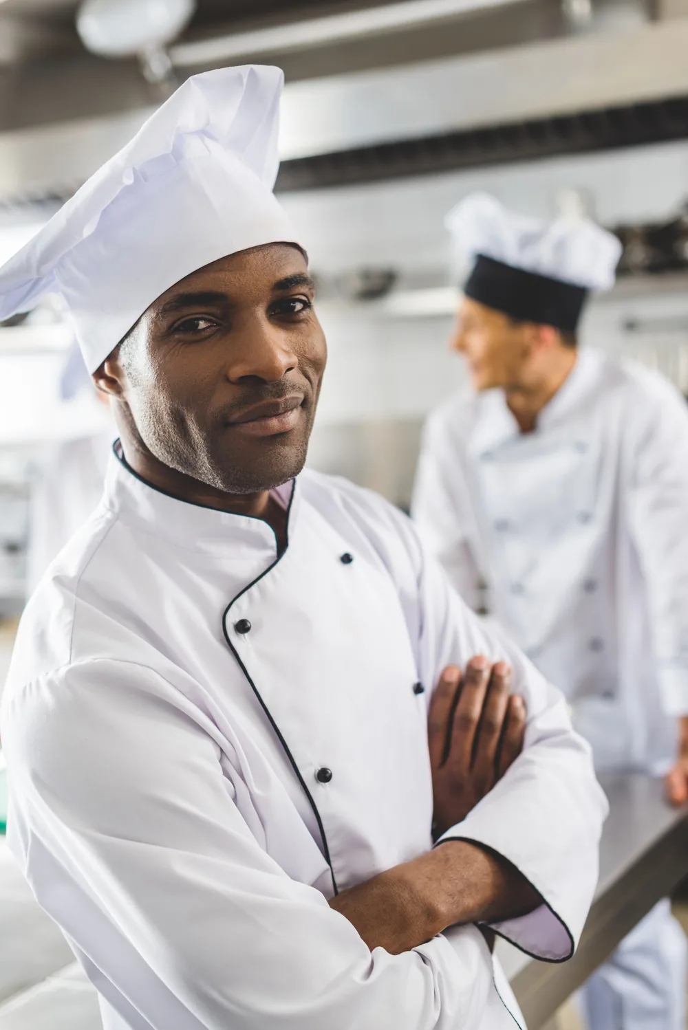 Illustrative portrait for the fictional character Chef Marcus Reed