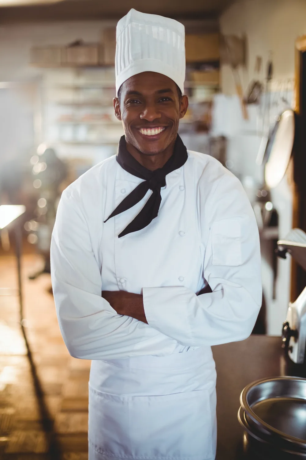 Illustrative portrait for the fictional character Chef Daniel Cruz